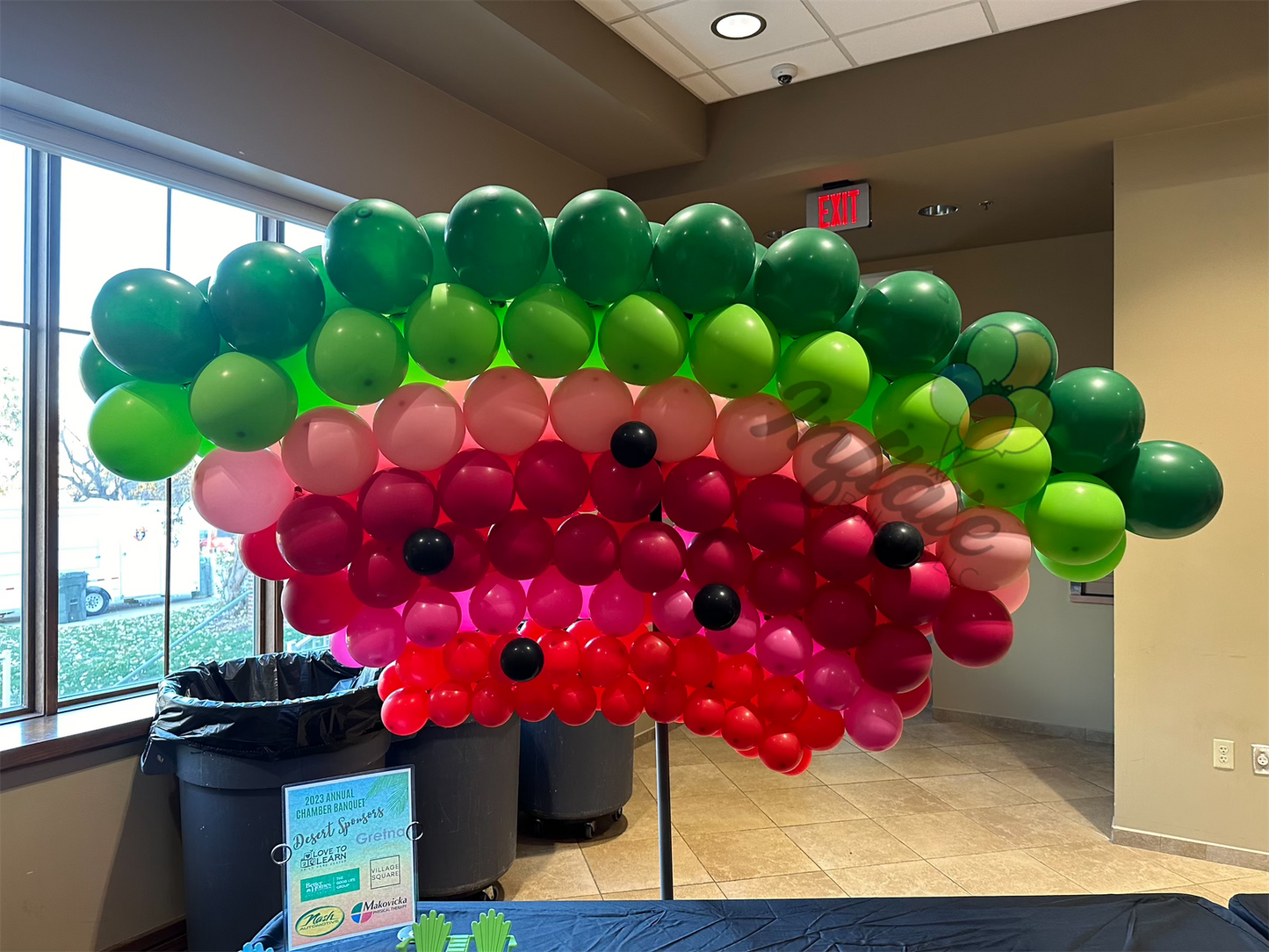Watermelon Slice - Lifesize Sculpture