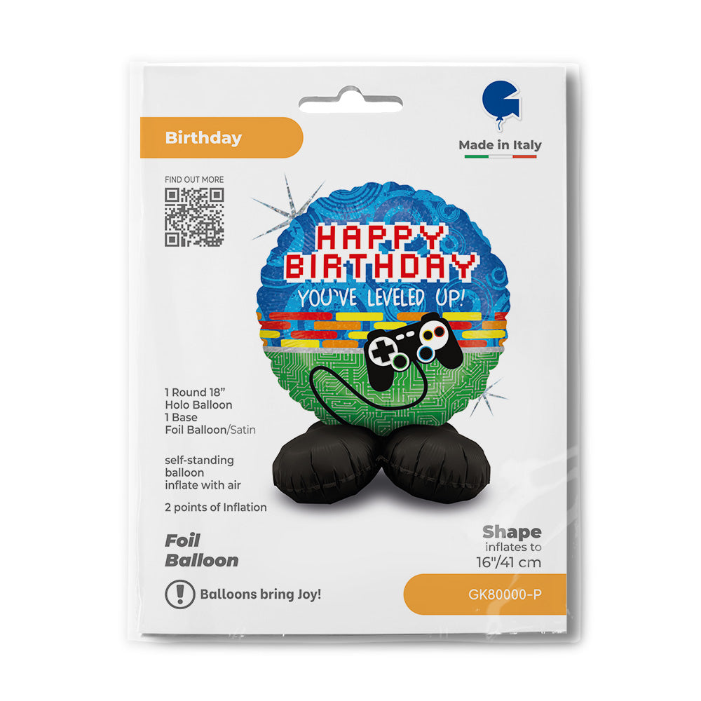 18" You've Leveled Up Birthday Foil Balloon