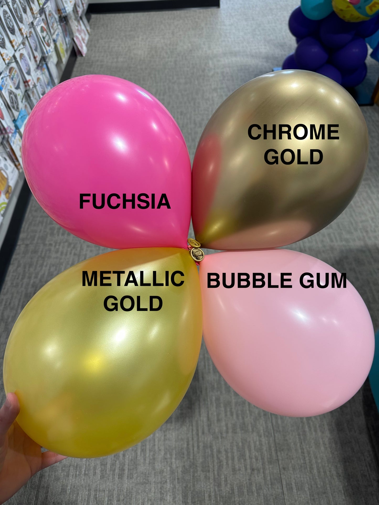 11" Latex - Metallic Gold