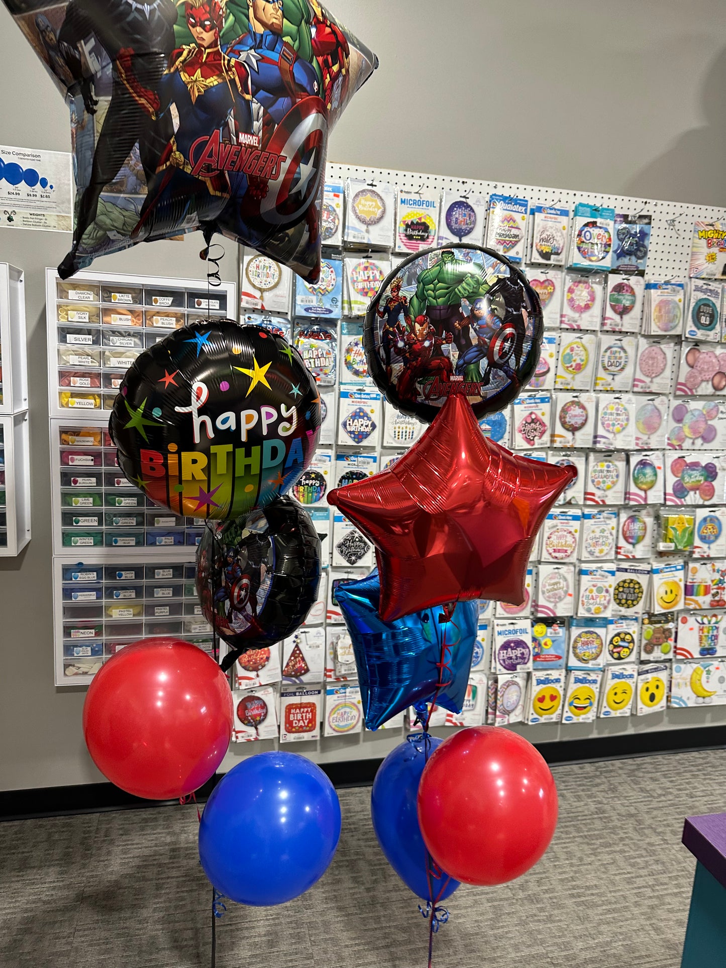 Avengers - Foil Balloon Bouquet
