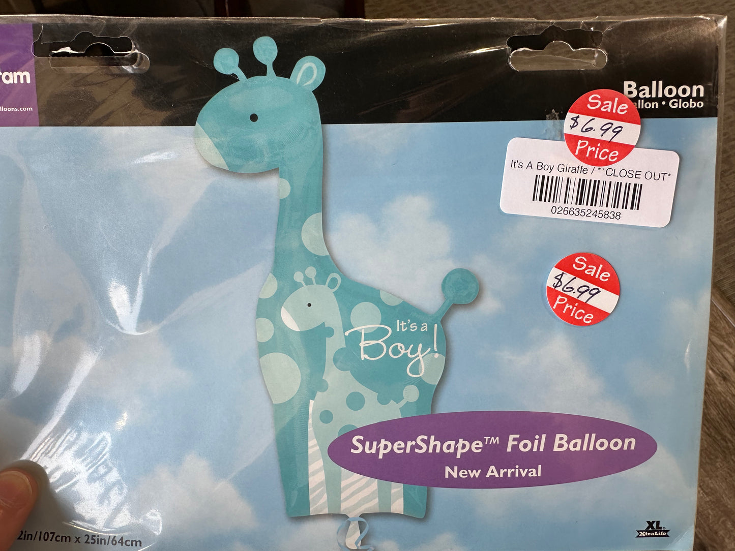It's A Boy Giraffe - SuperShape