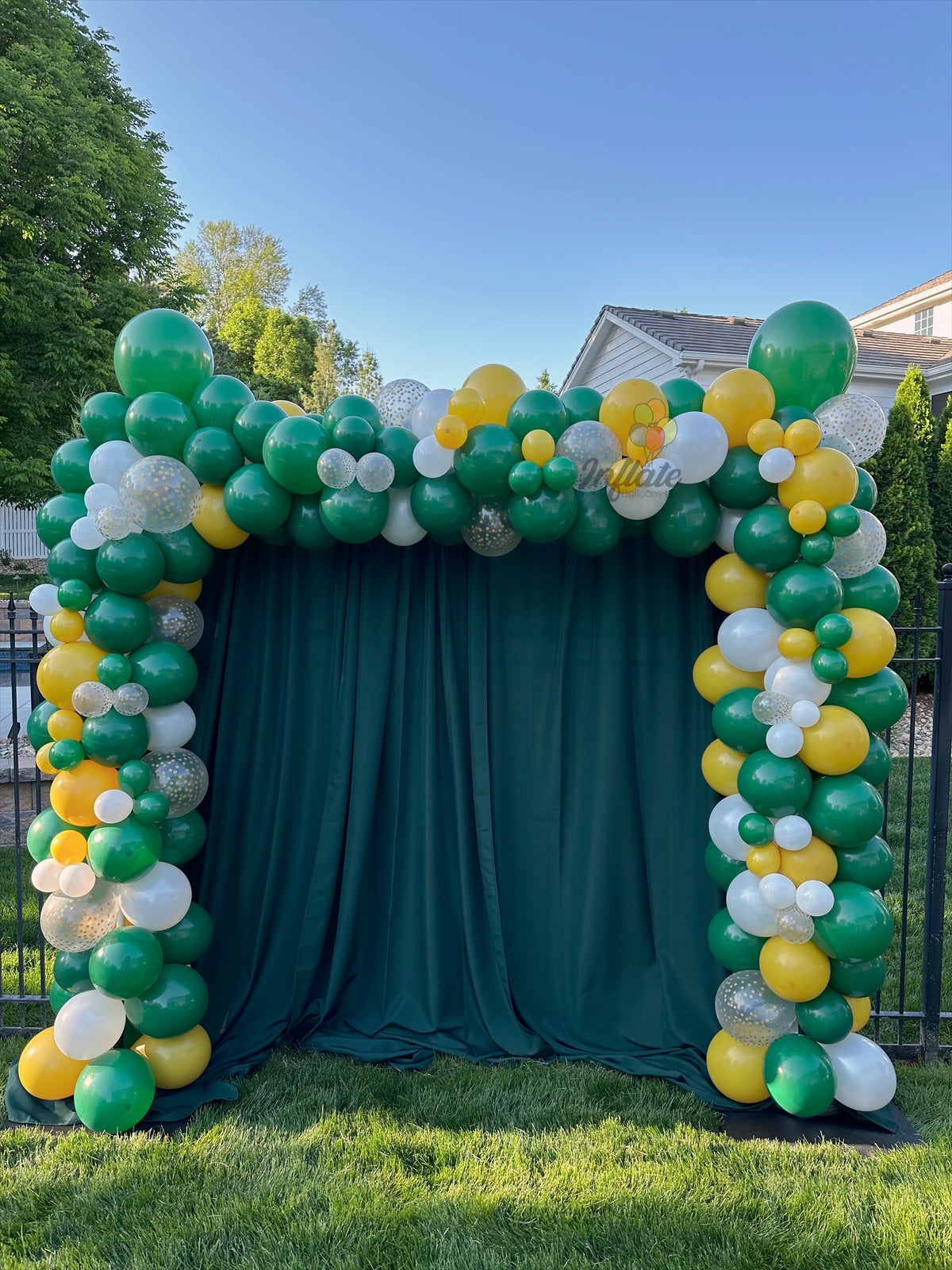 Square Organic Balloon Arch