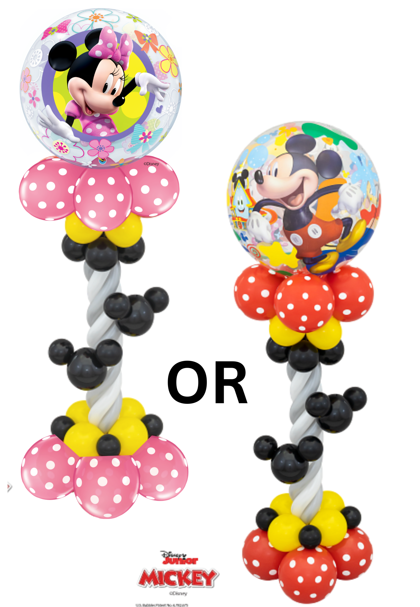 Mickey Or Minnie Spiral Bubble Column