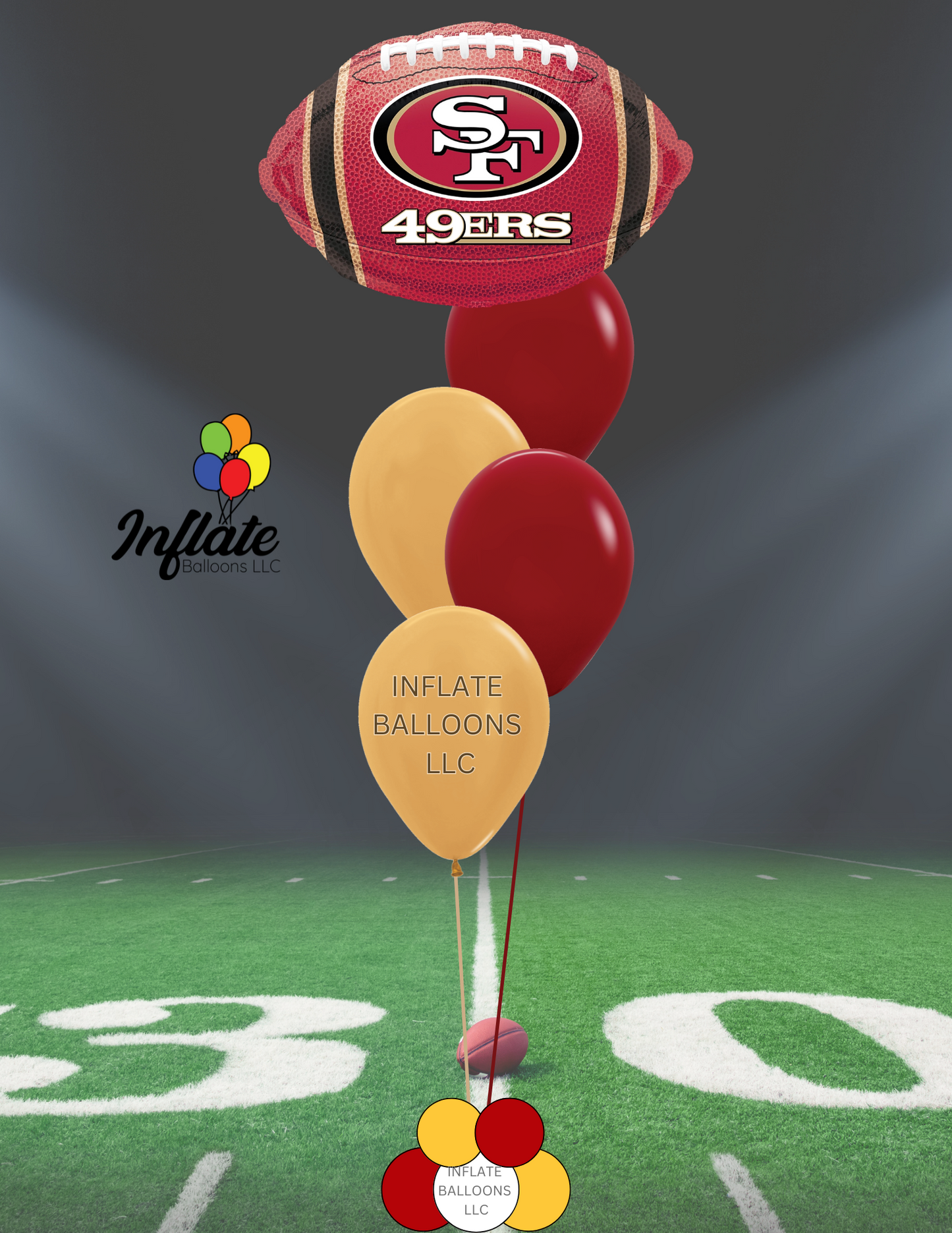 NFL Team Colors - Bouquet