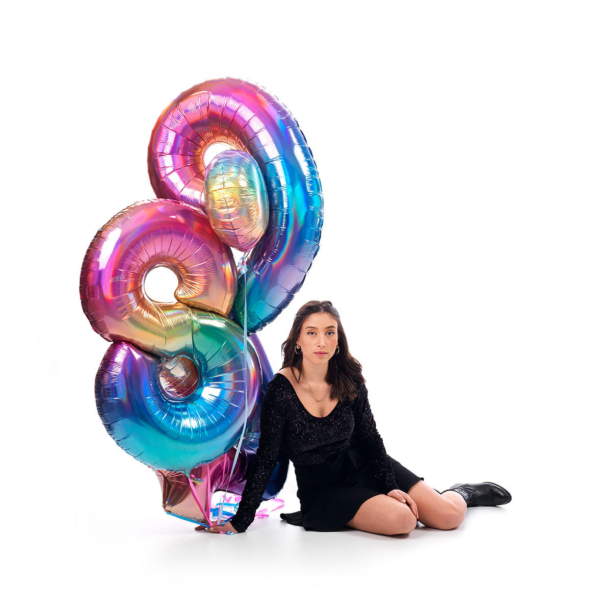 40" Opal Rainbow Number