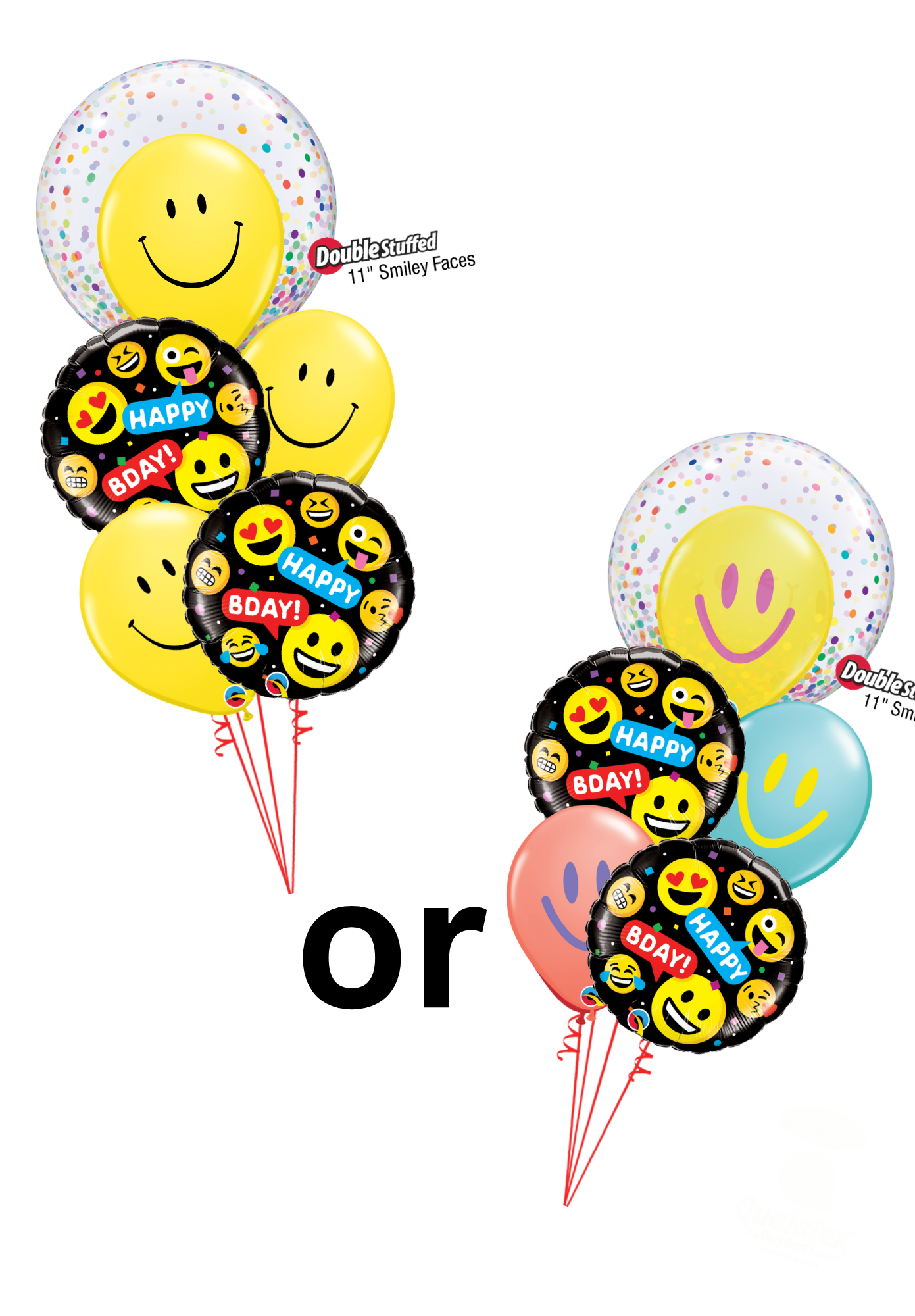 Confetti Bubble Birthday Smiles - Bouquet