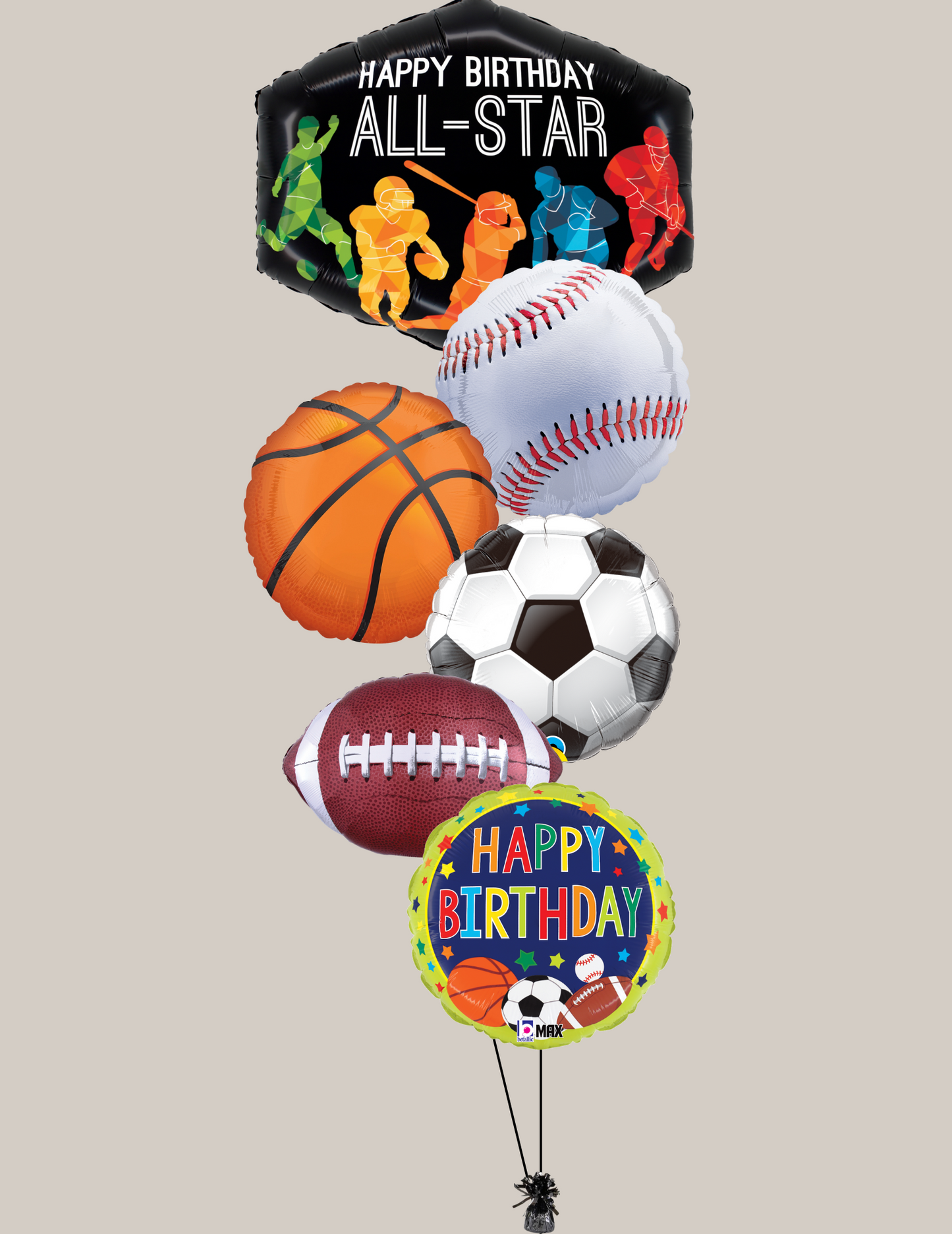 Sports Birthday Bouquet Bundle