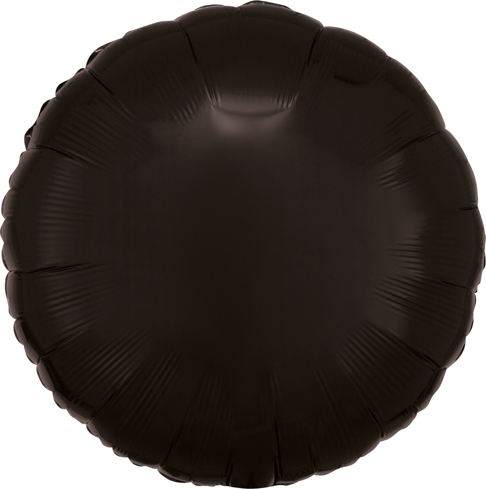 17" Black Circle Foil