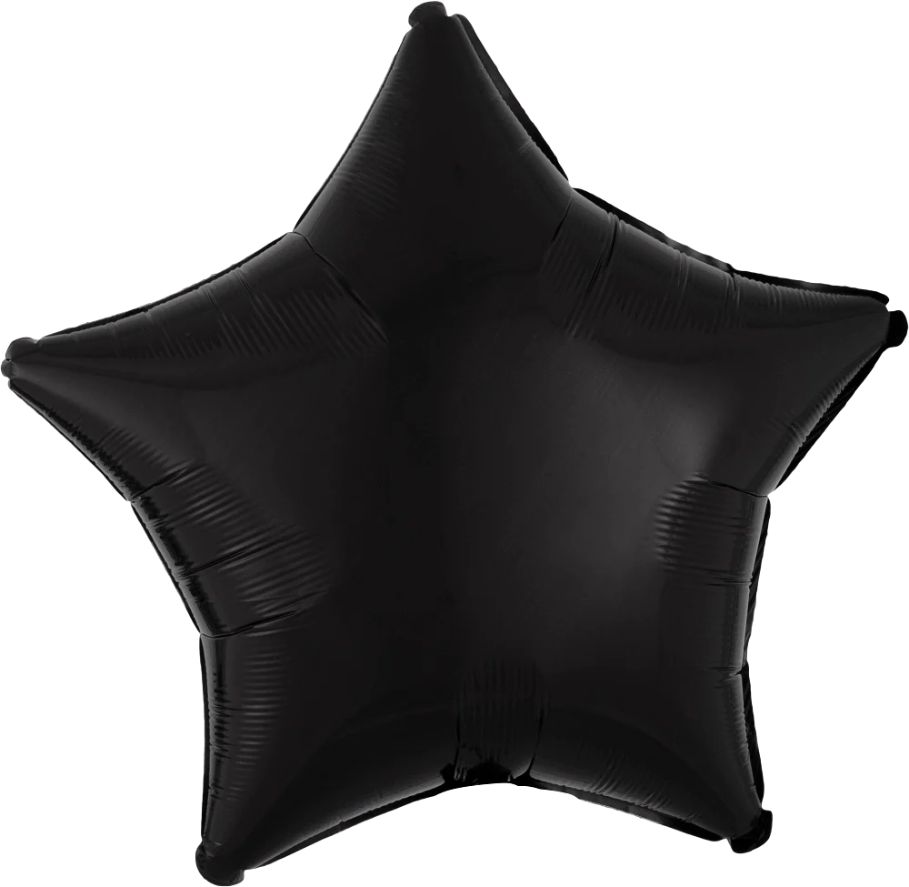 17" Black Star Foil
