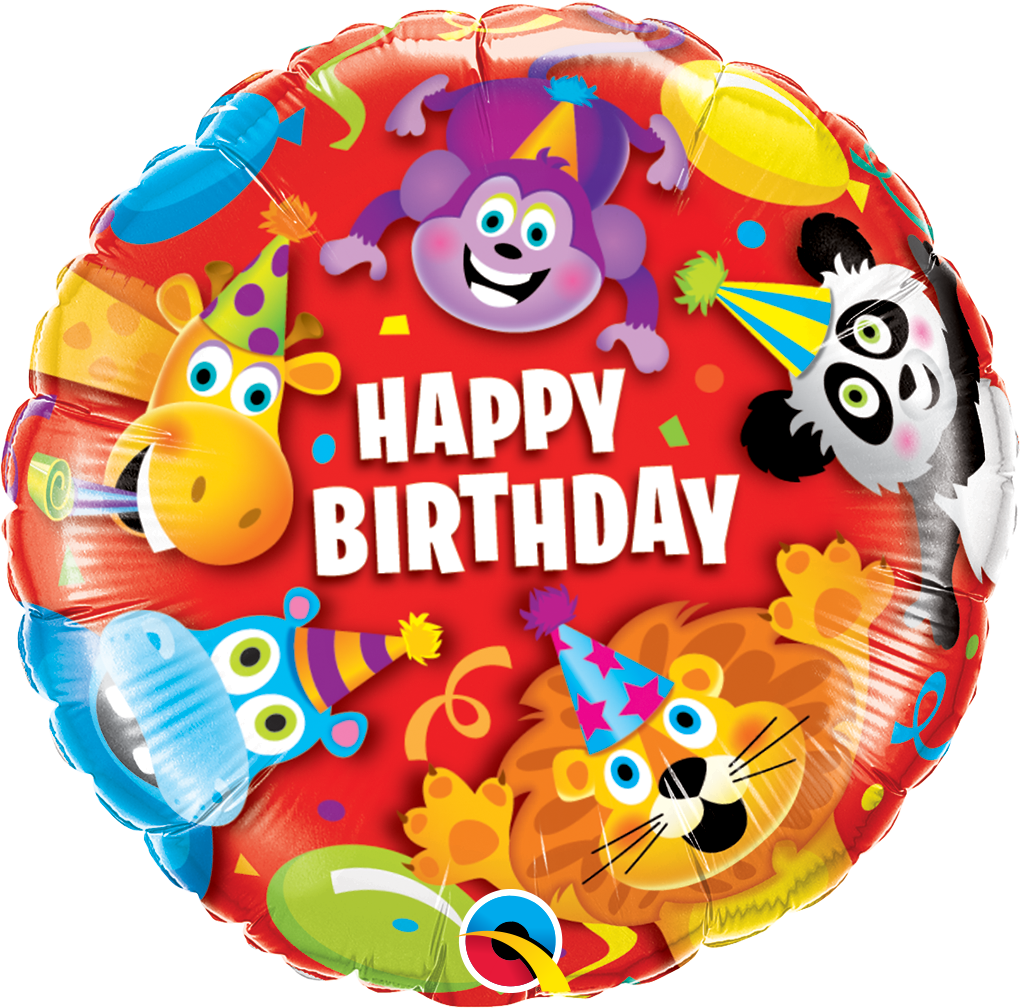 Happy Birthday - Zoo Animals