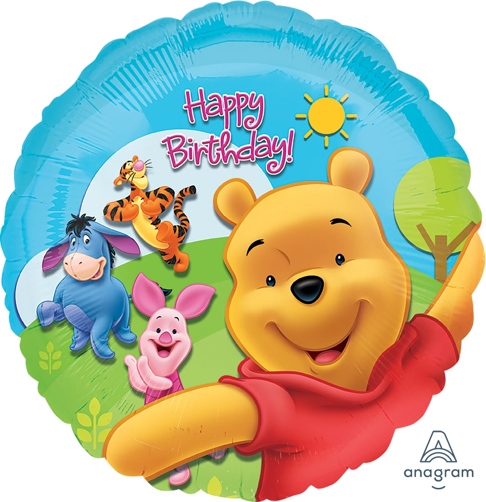Happy Birthday - Pooh & Friends