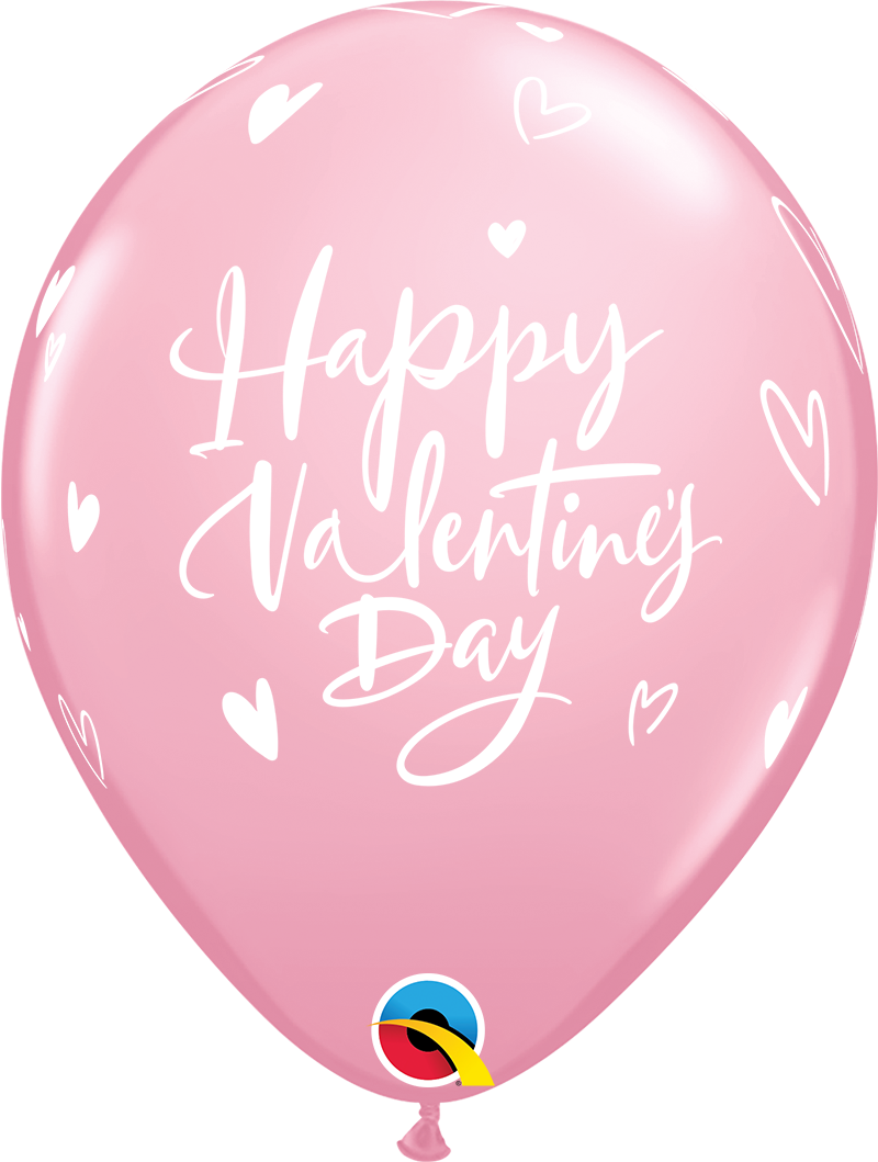 11" Latex - Valentine's Day Casual Script