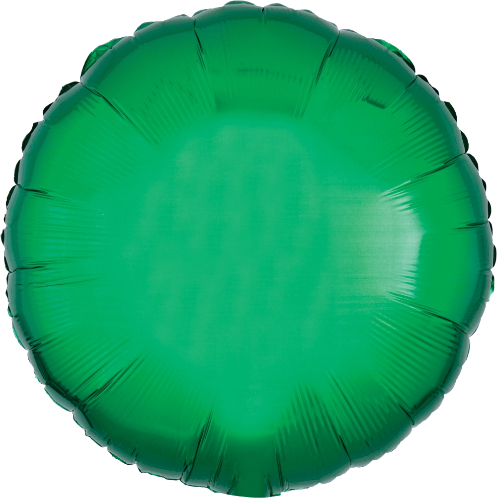 17" Metallic Green Circle Foil