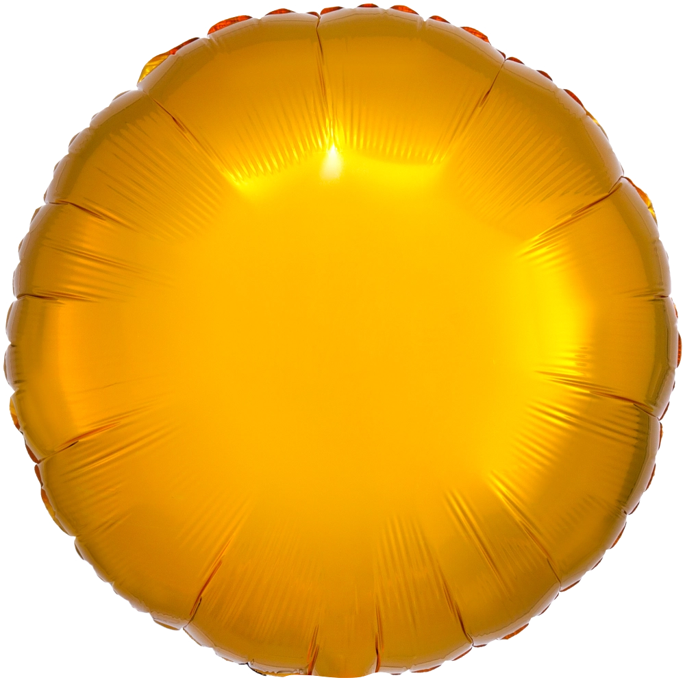 17" Metallic Gold Circle Foil