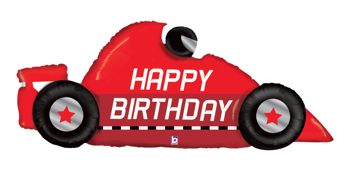Happy Birthday Race Car - SuperShape