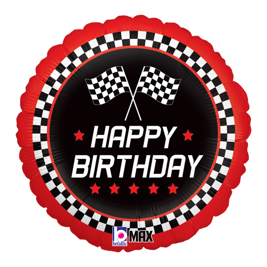 Happy Birthday - Checkered Flag