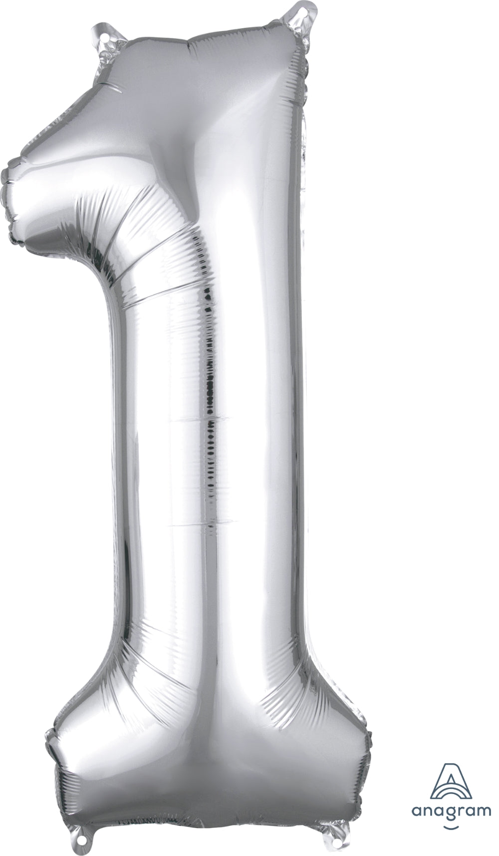 26" Midsize Silver Numbers