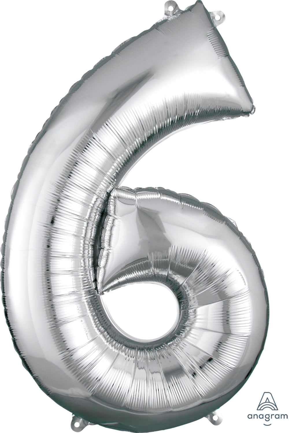 26" Midsize Silver Numbers