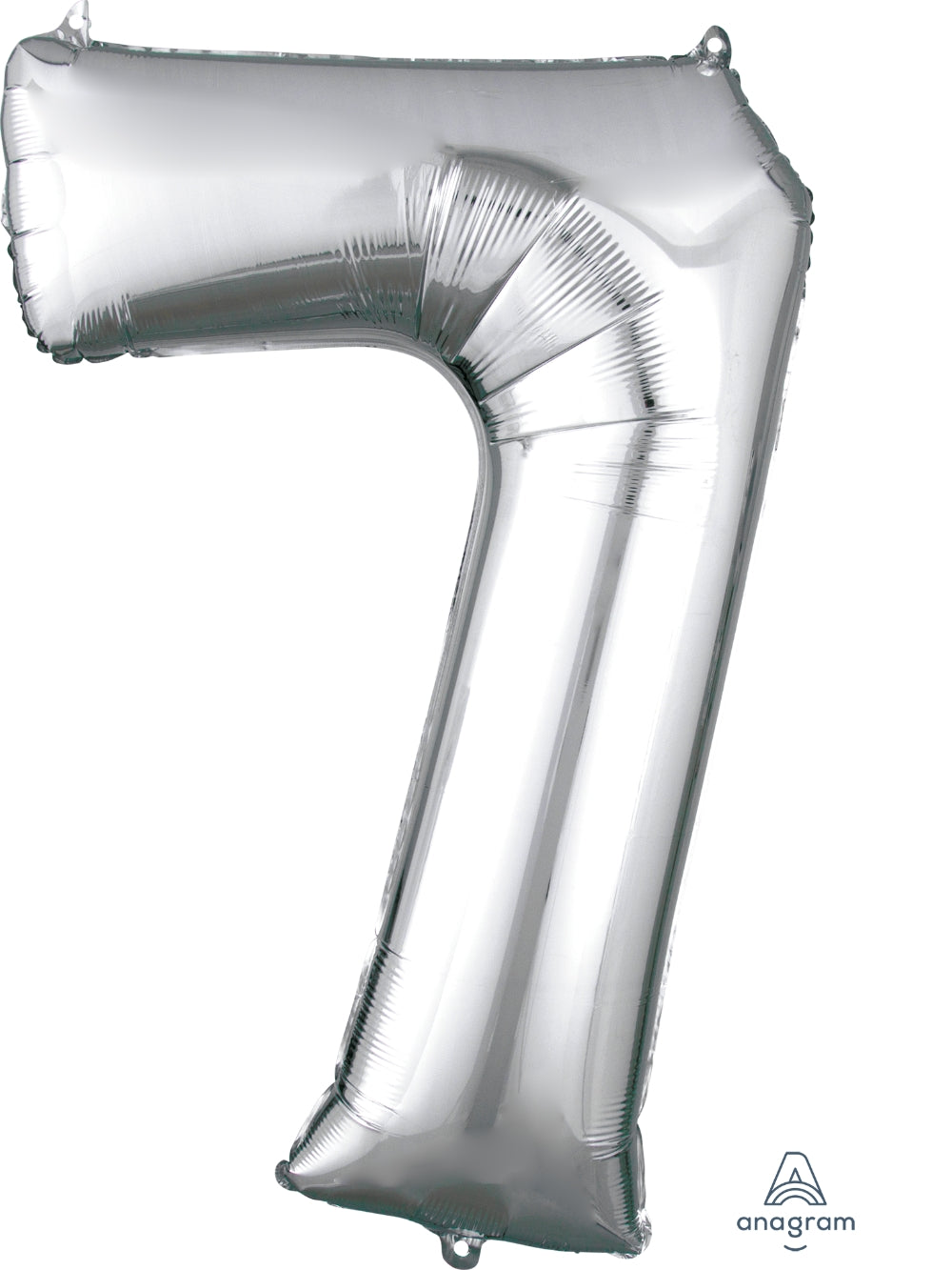 26" Midsize Silver Numbers