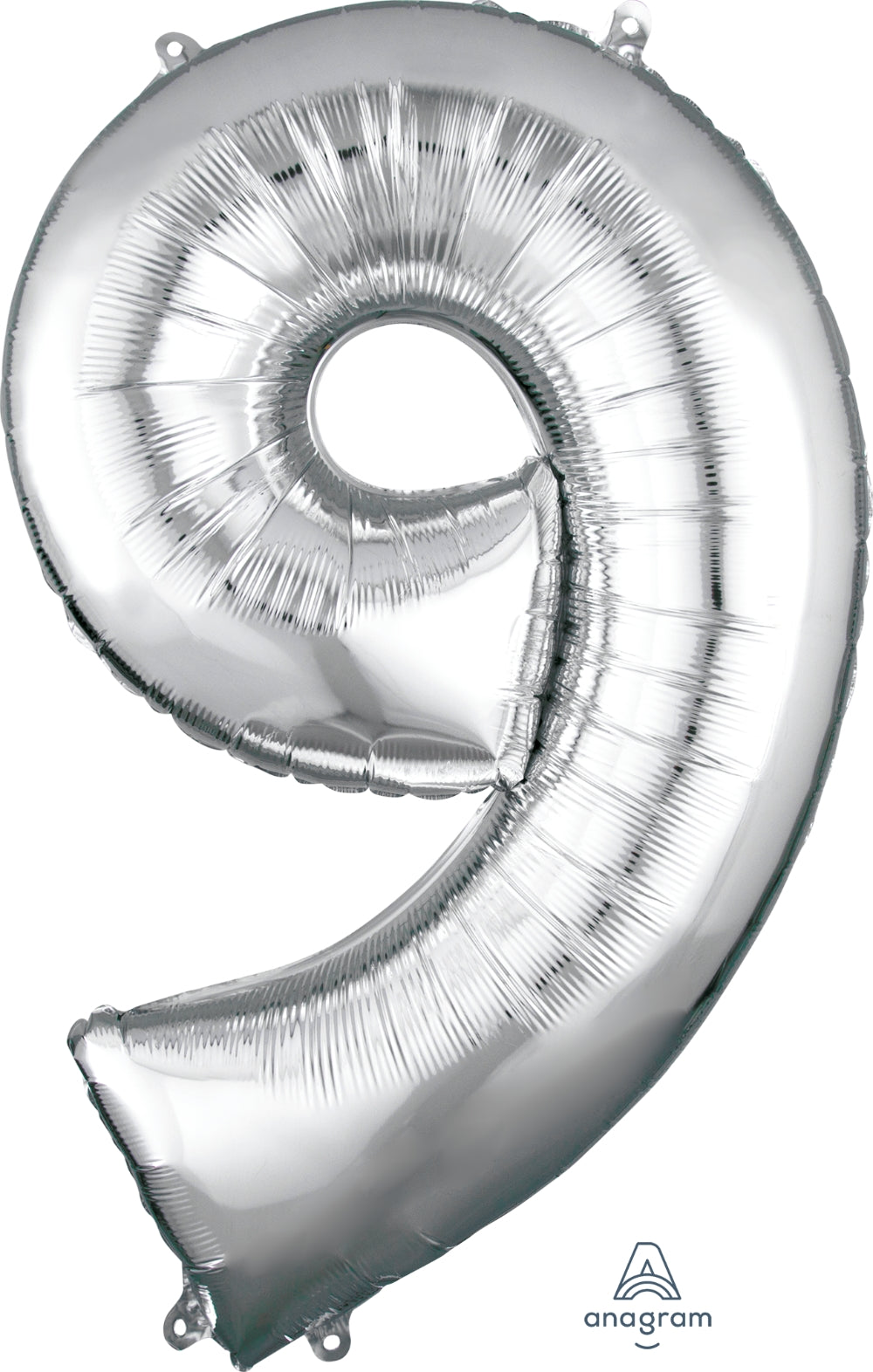 26" Midsize Silver Numbers