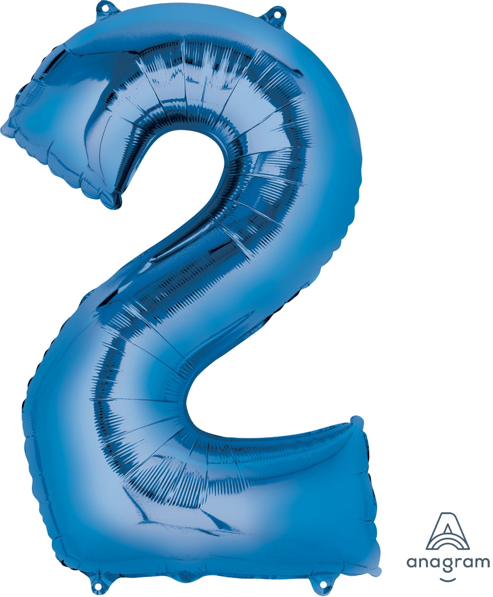 Large 34" Blue Numbers