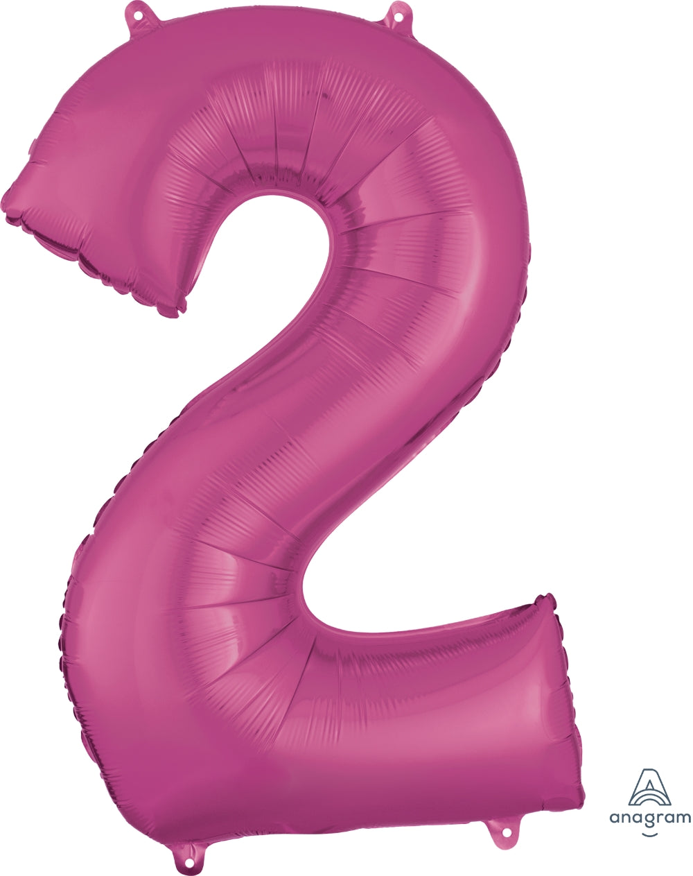 34" Large Magenta Numbers