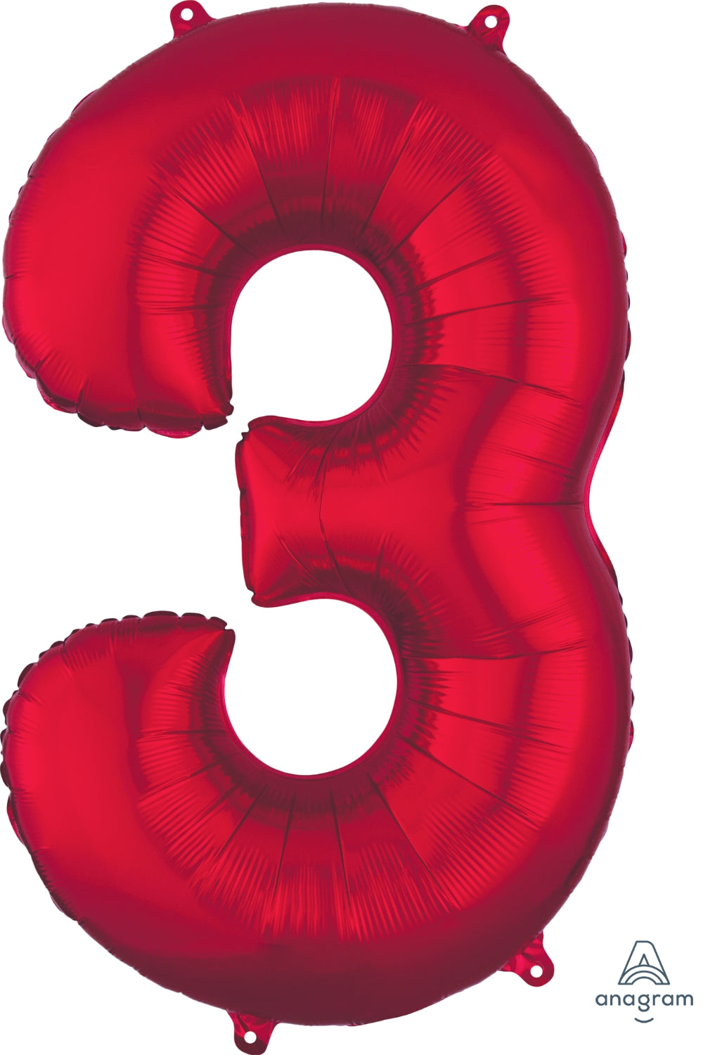 34" Large Red Numbers