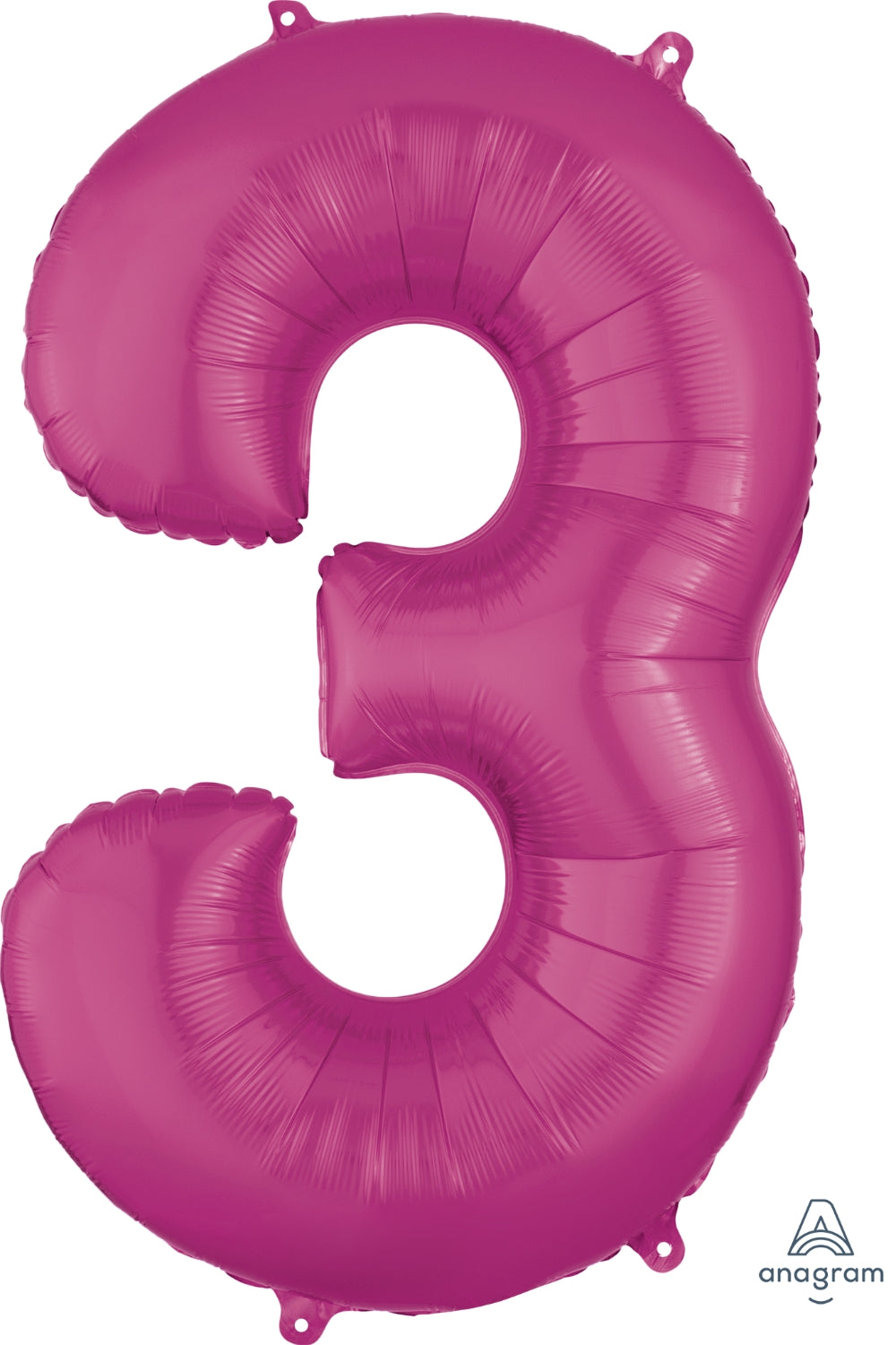34" Large Magenta Numbers