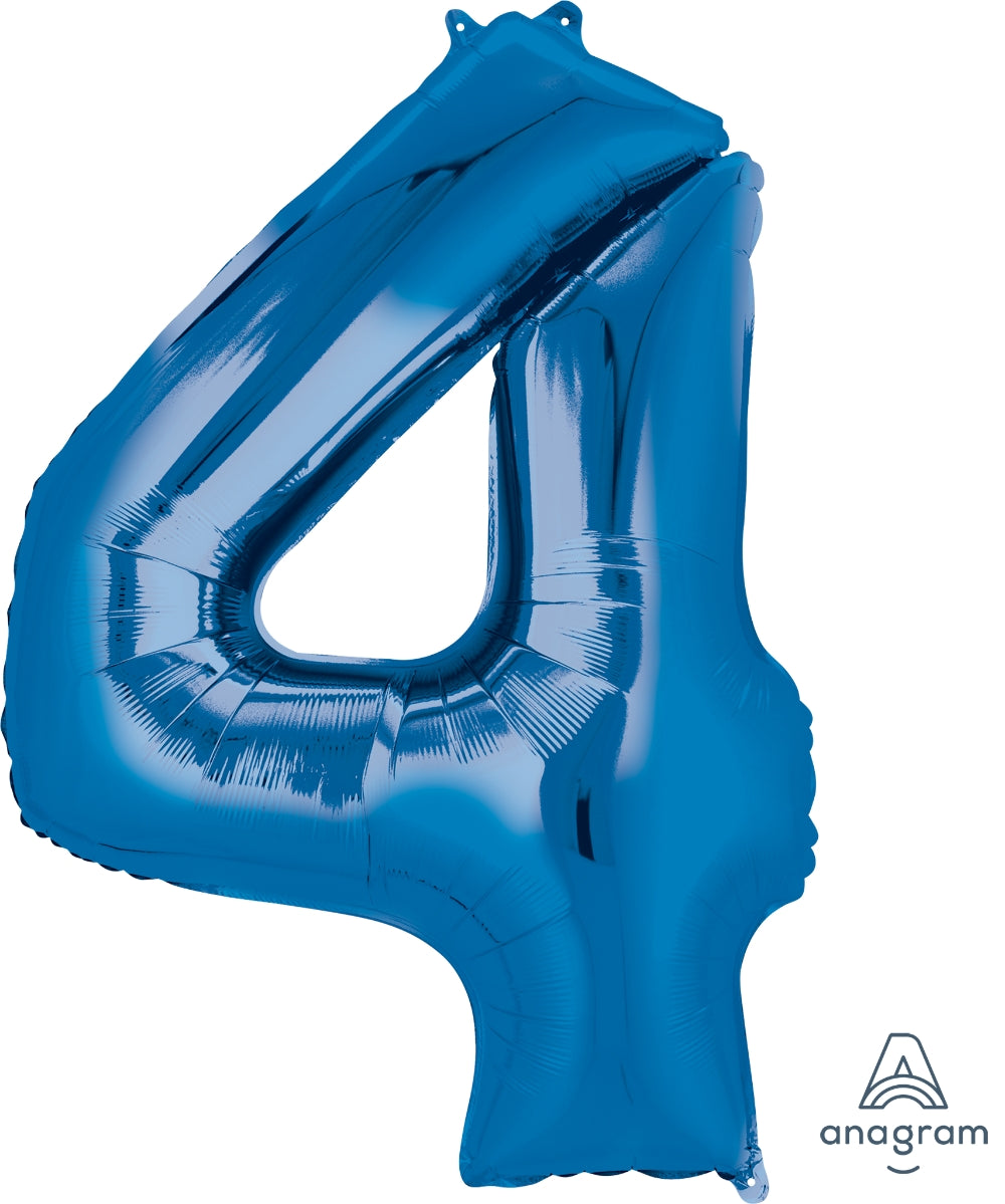 Large 34" Blue Numbers