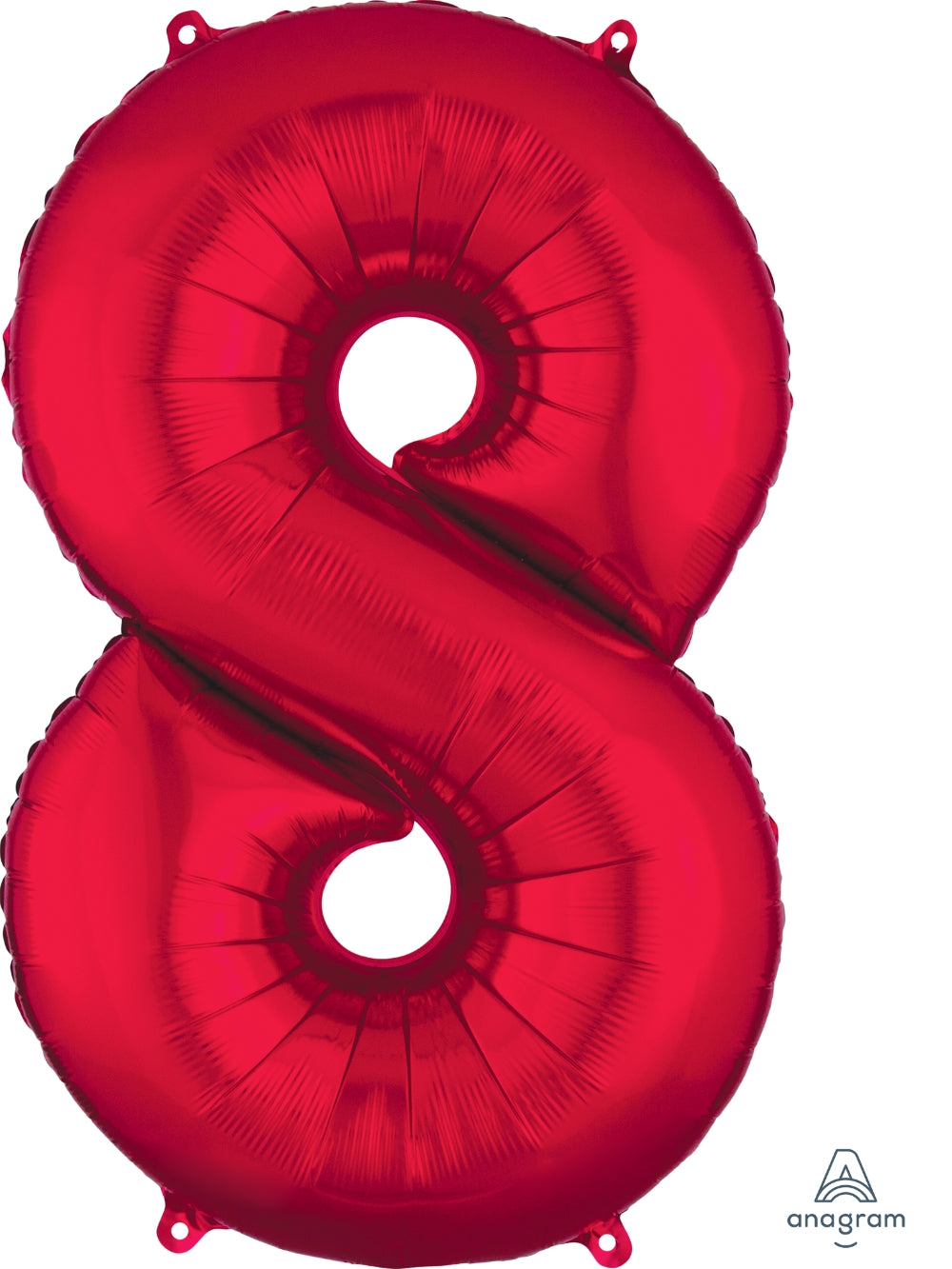 34" Large Red Numbers