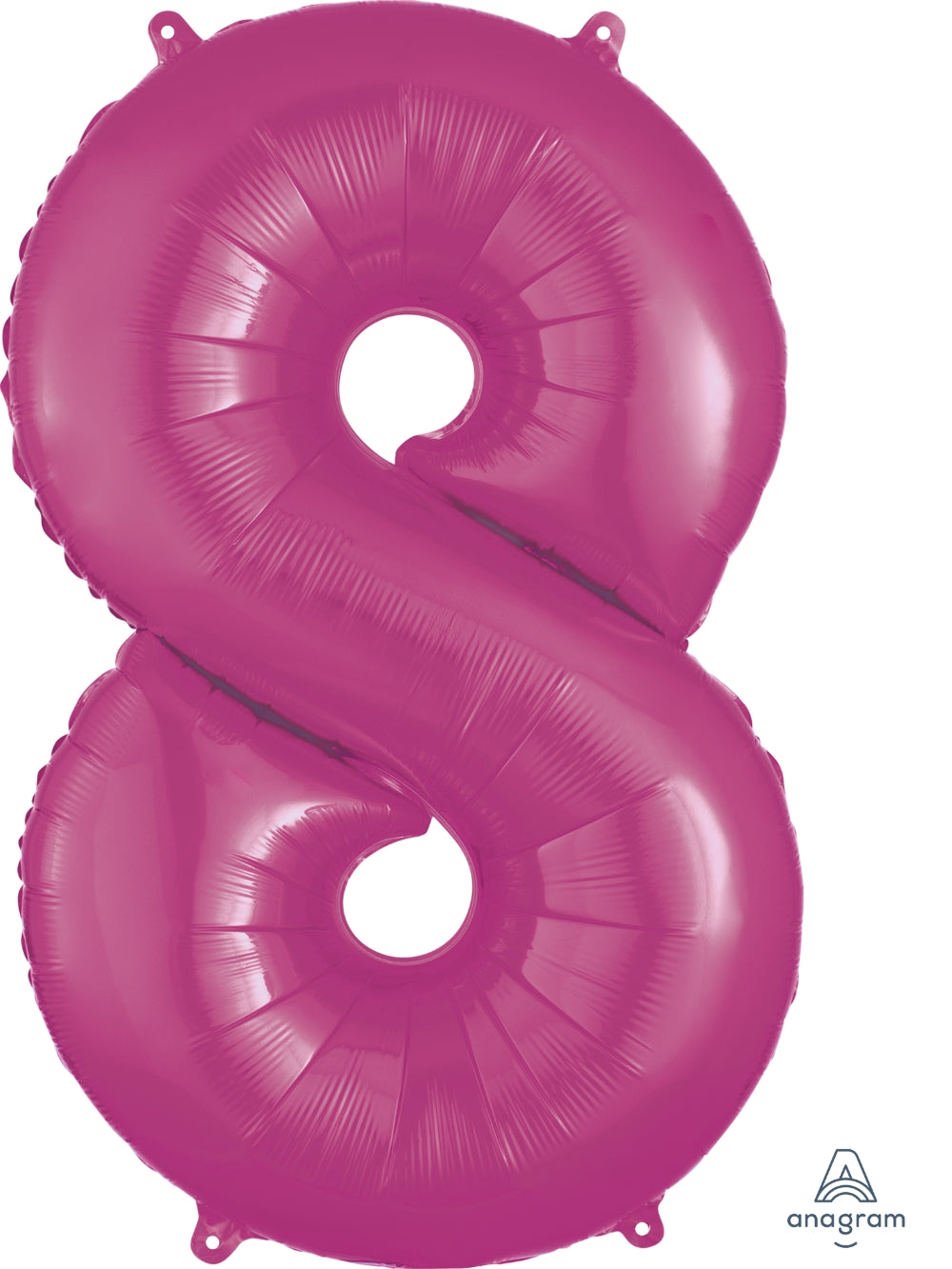 34" Large Magenta Numbers