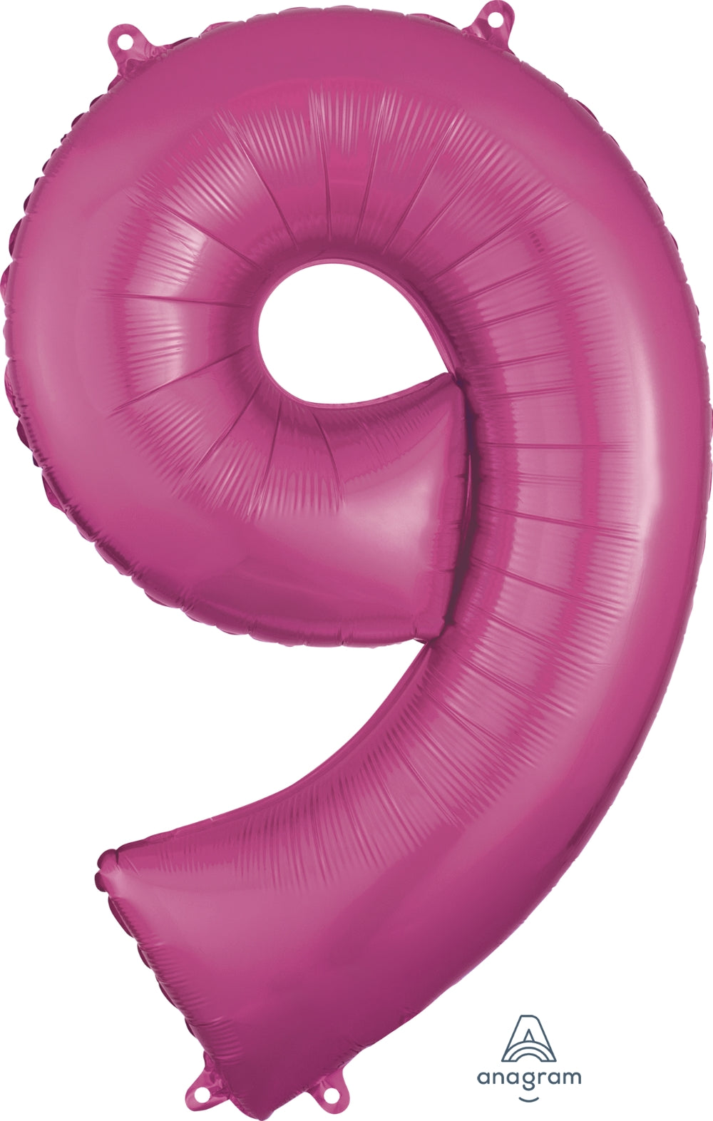 34" Large Magenta Numbers