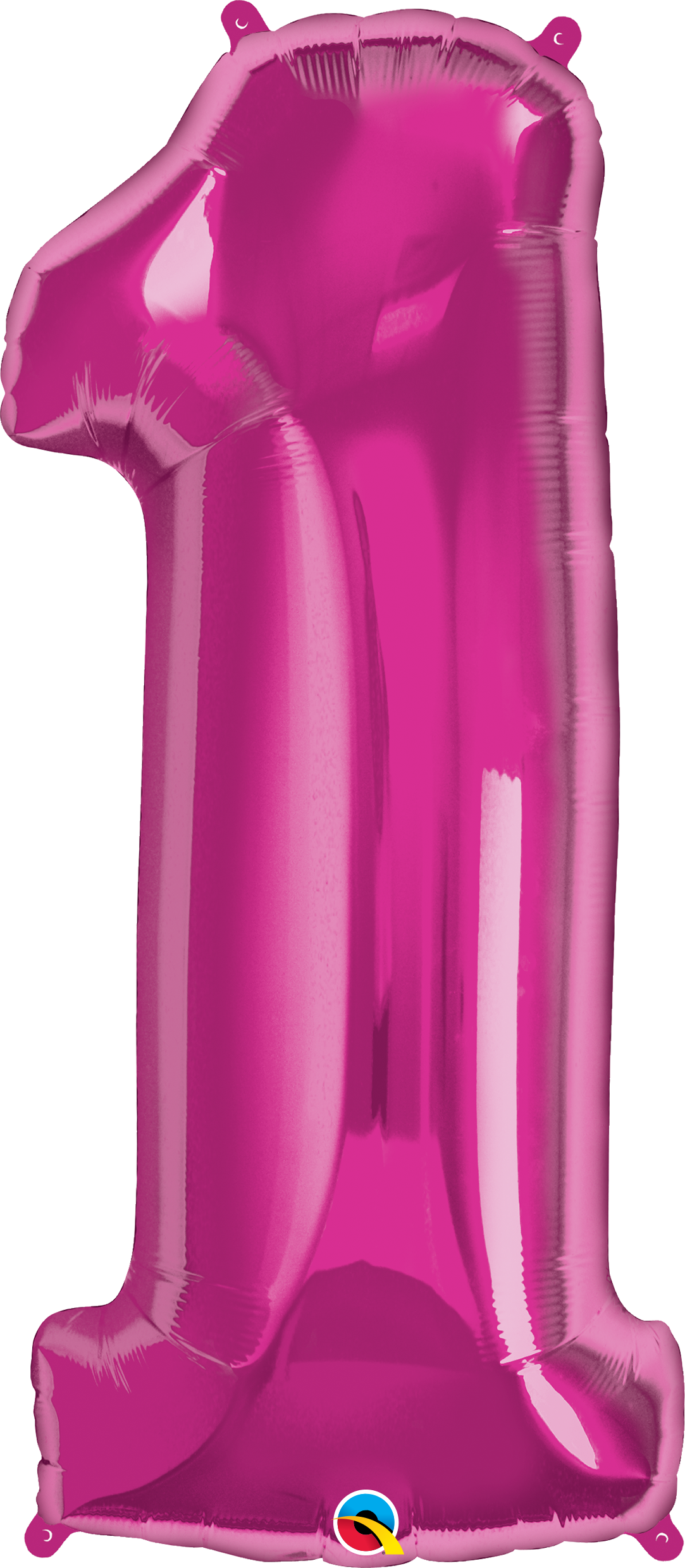 34" Large Magenta Numbers - Qualatex (Discontinued)