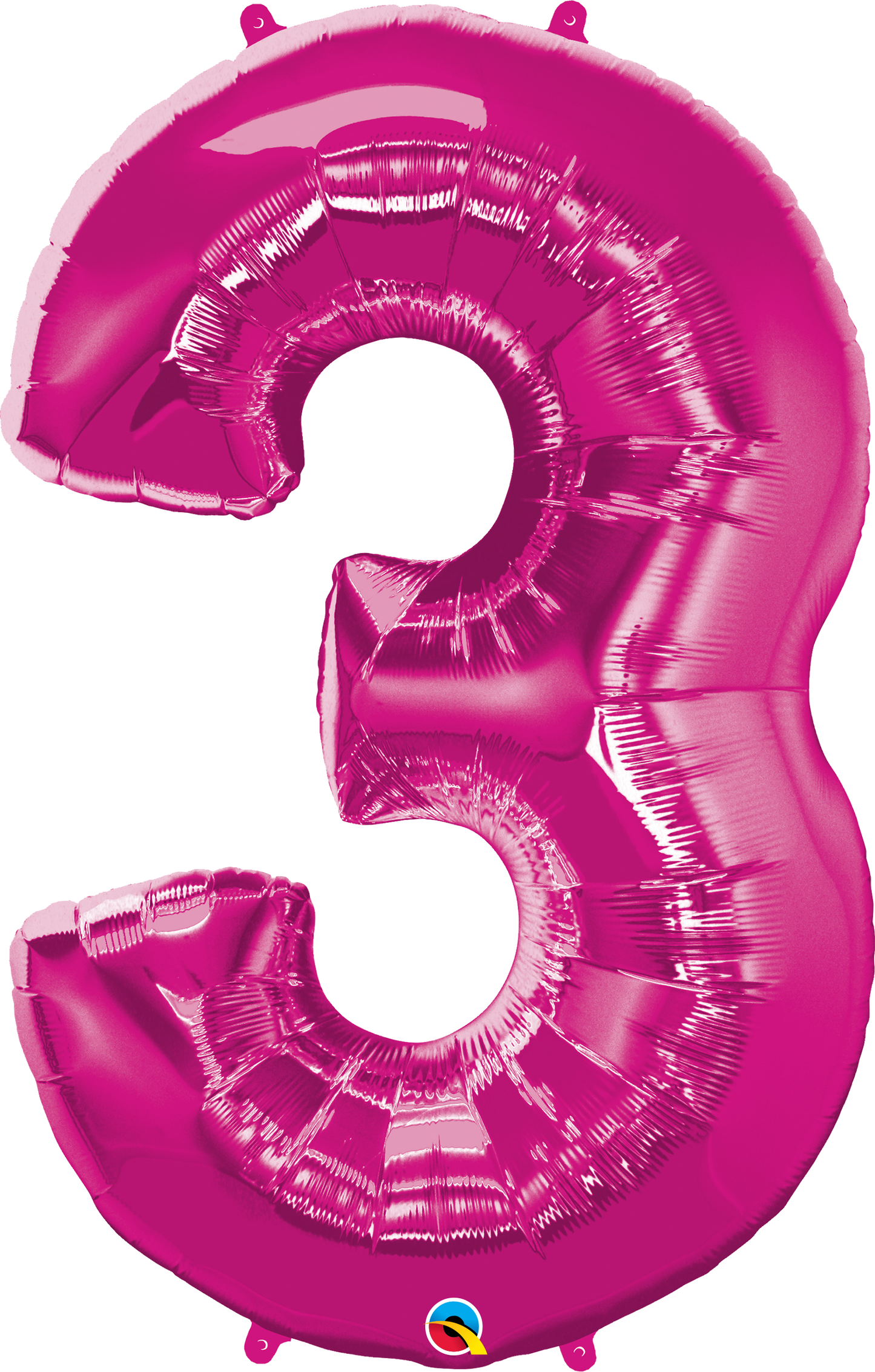 34" Large Magenta Numbers - Qualatex (Discontinued)