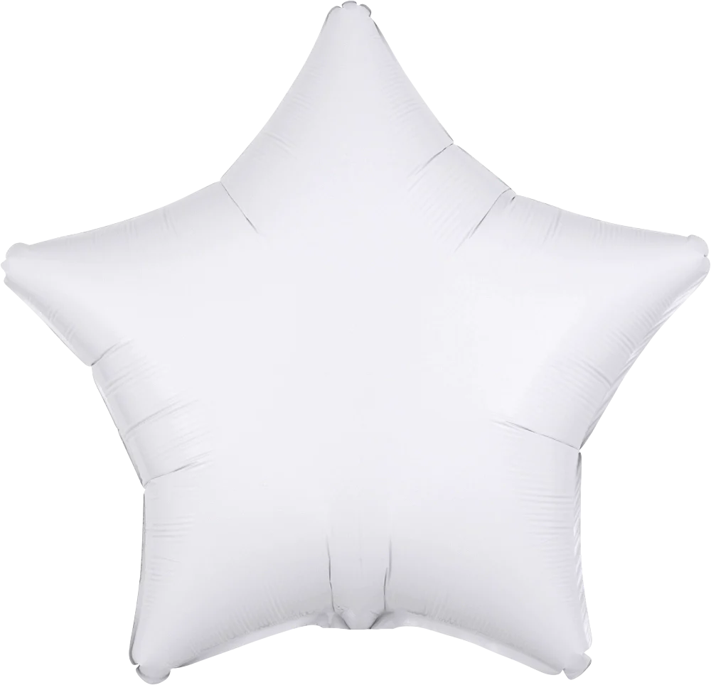 17" White Star Foil