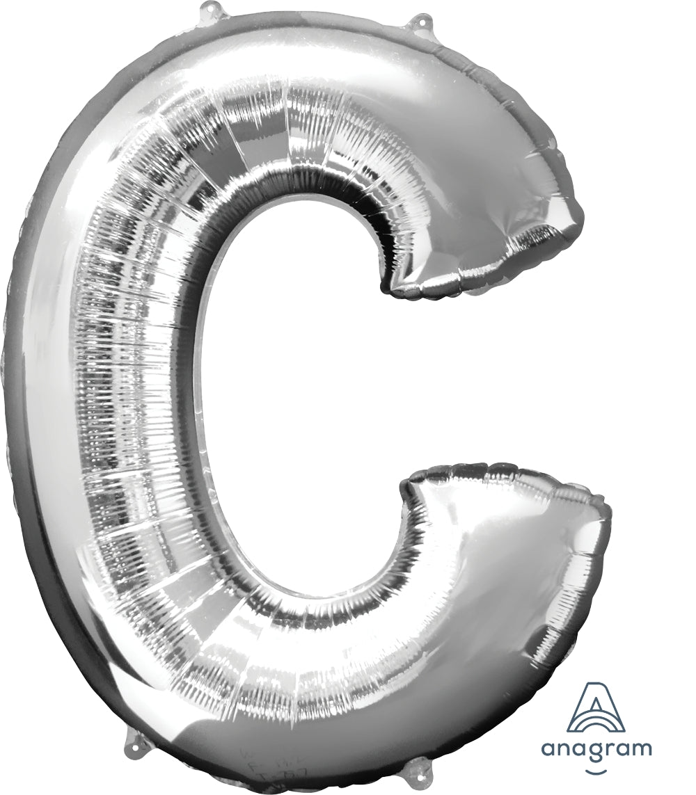 34" Large Silver Letters