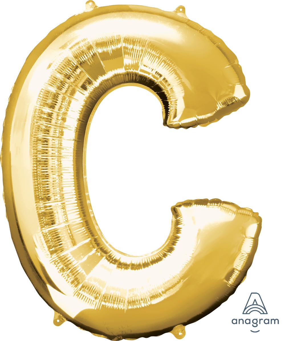 34" Large Gold Letters