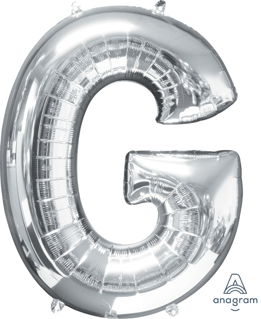 34" Large Silver Letters