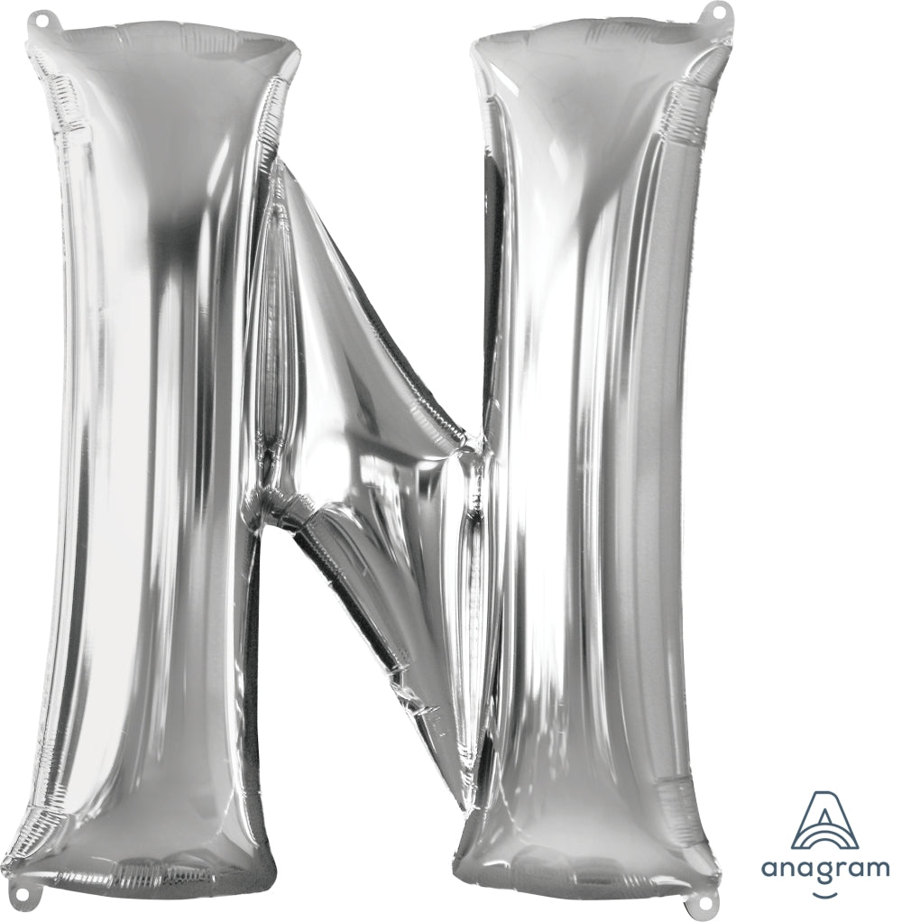34" Large Silver Letters