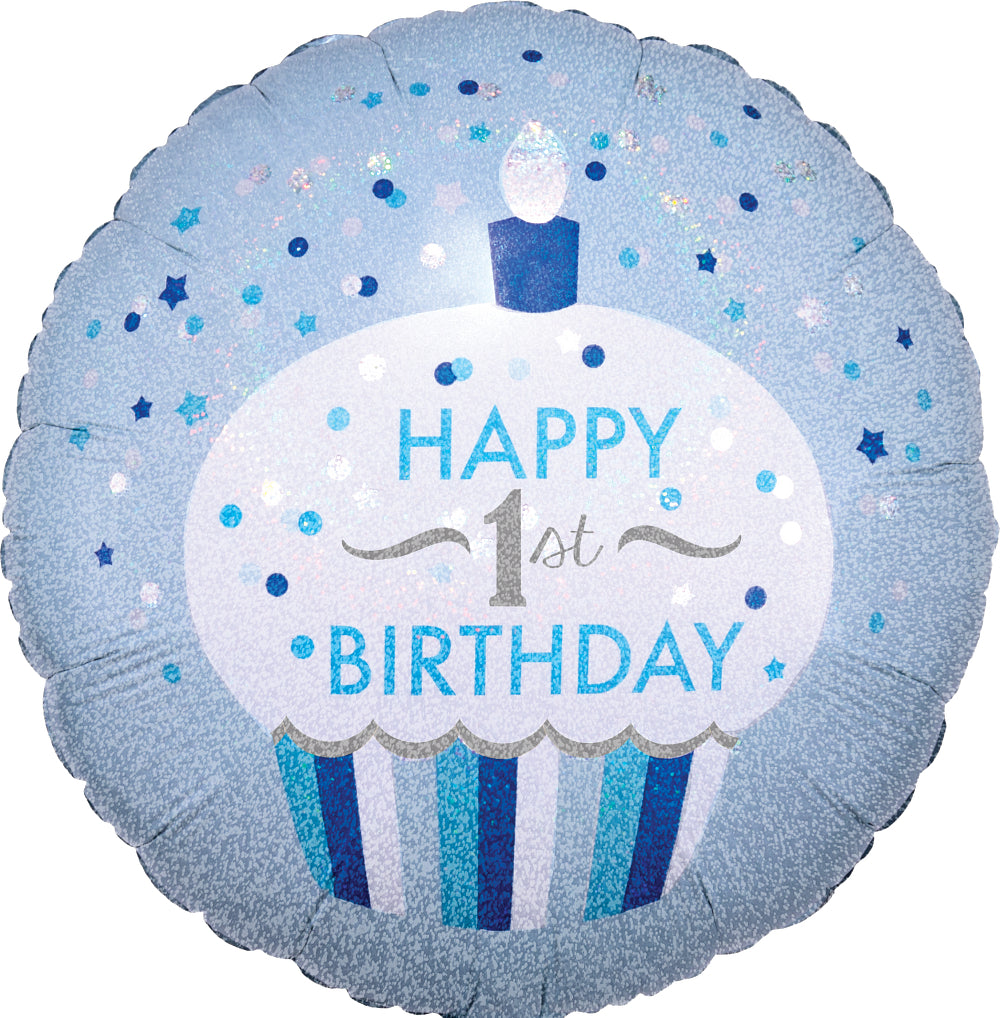 1st Birthday Cupcake Boy