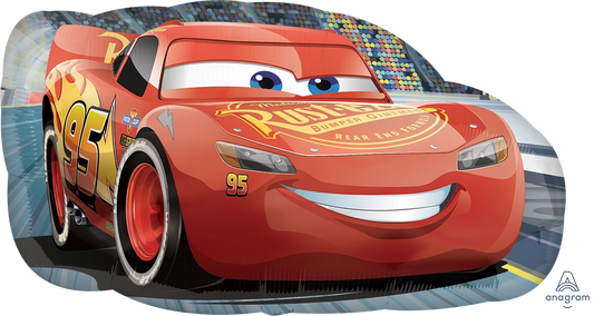 30" Lighting McQueen SuperShape Foil Balloon