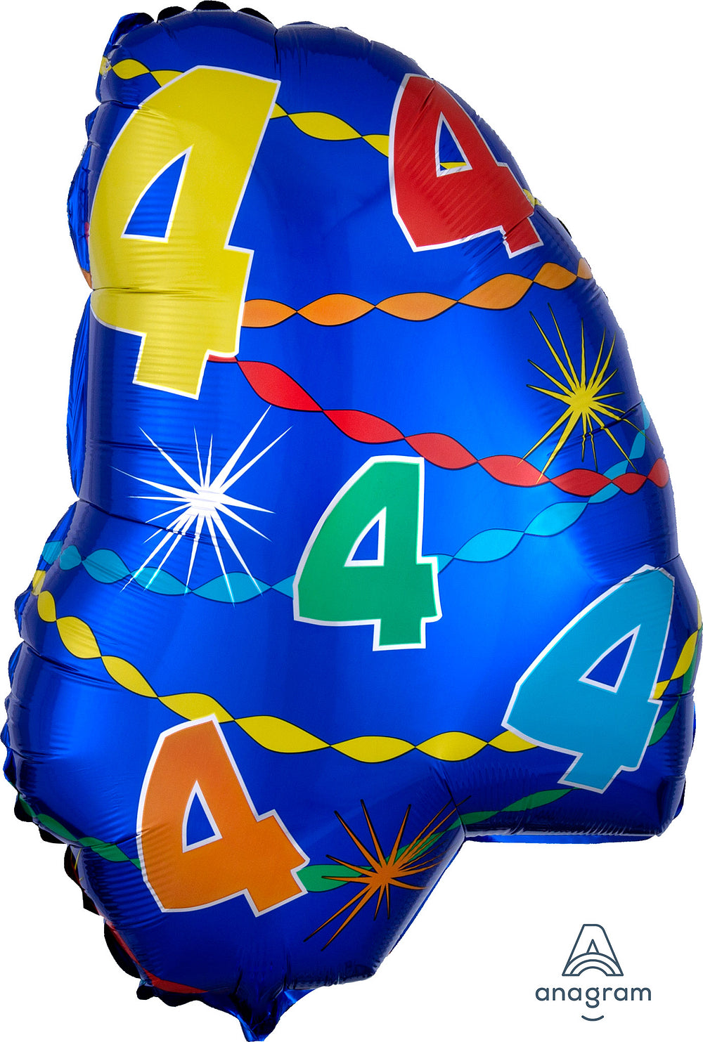 20" Colorful Jr Numbers Foil Balloon