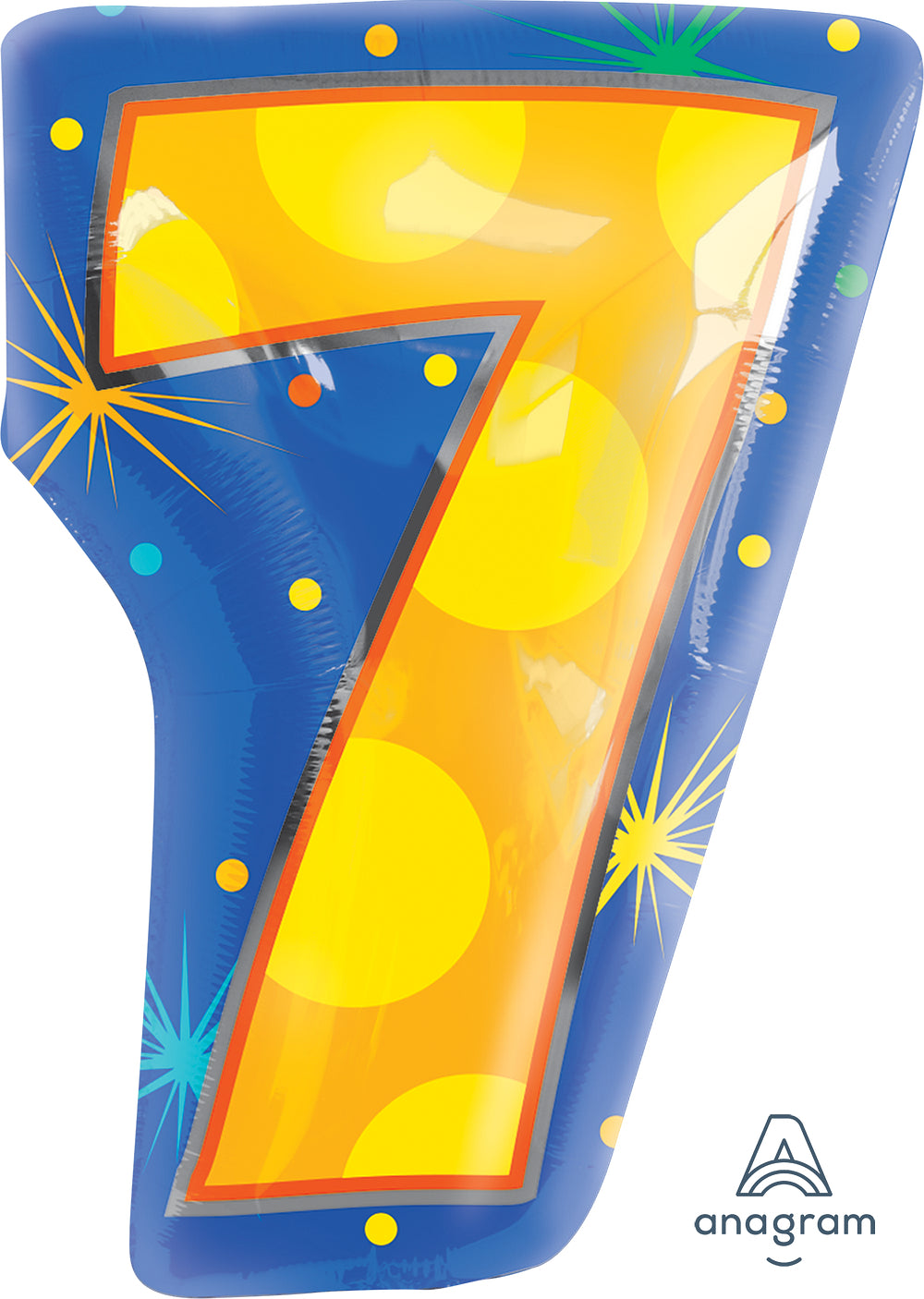 20" Colorful Jr Numbers Foil Balloon