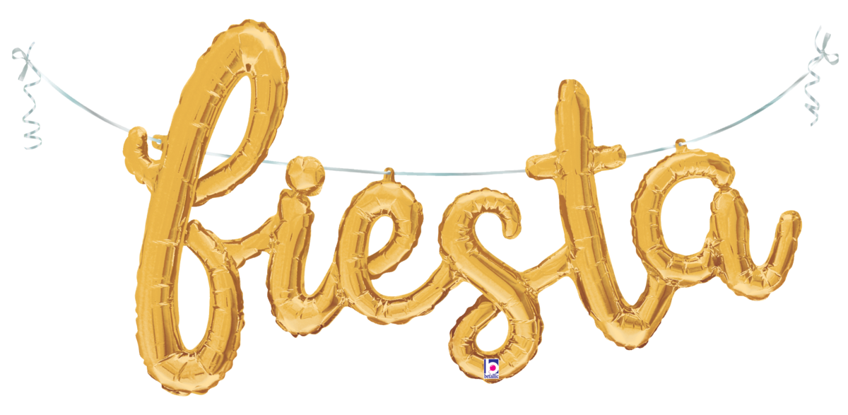 Fiesta Script Banner Phrase