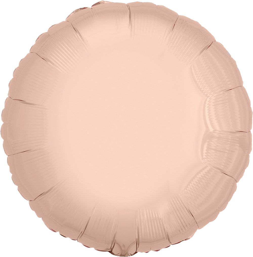 17" Rose Gold Circle Foil