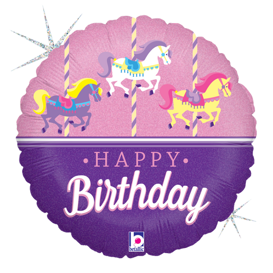 Happy Birthday - Unicorn Carousel
