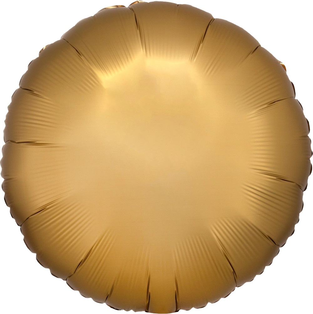 17" Gold Satin Luxe Circle Foil
