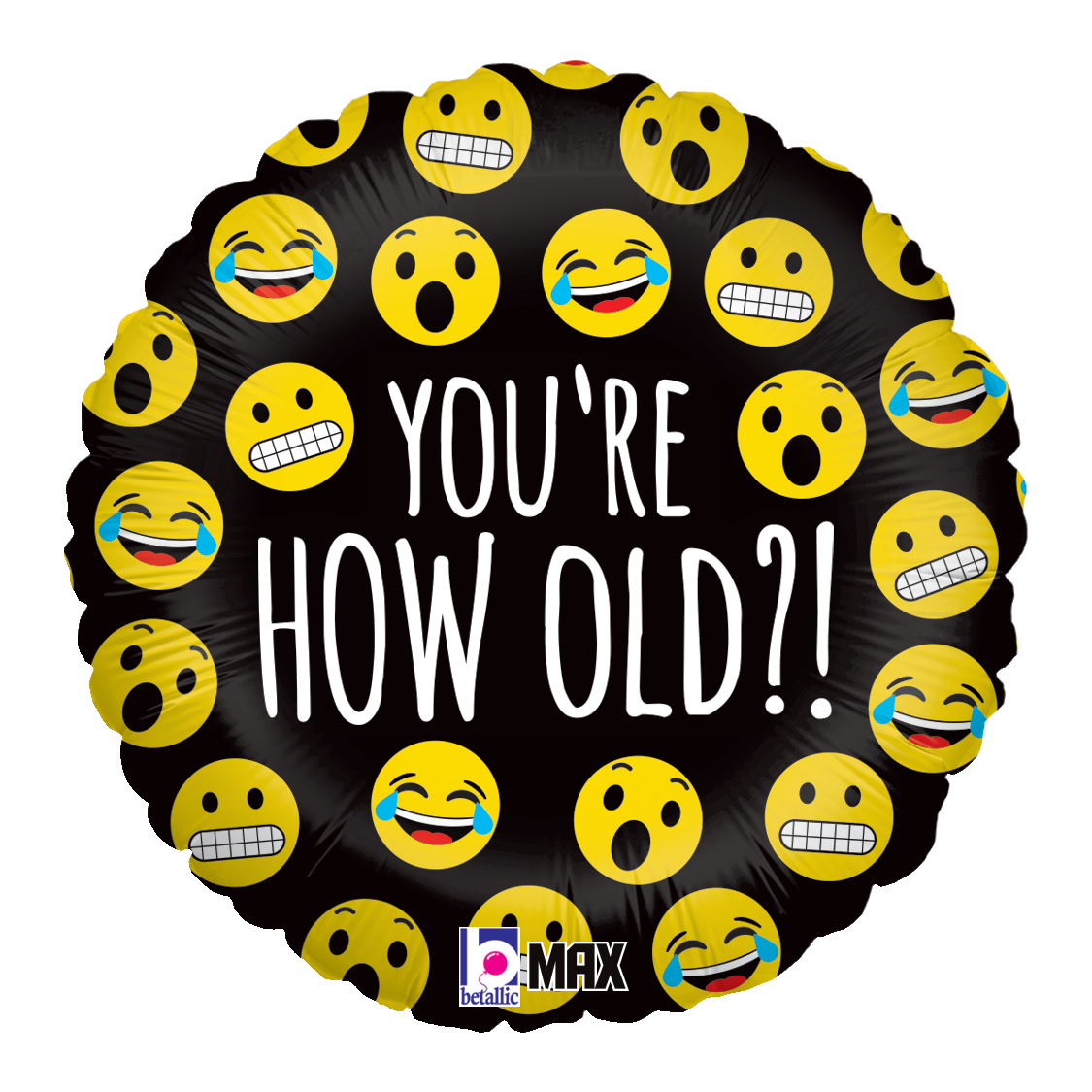 How Old Emoji - Mixed Balloon Bouquet