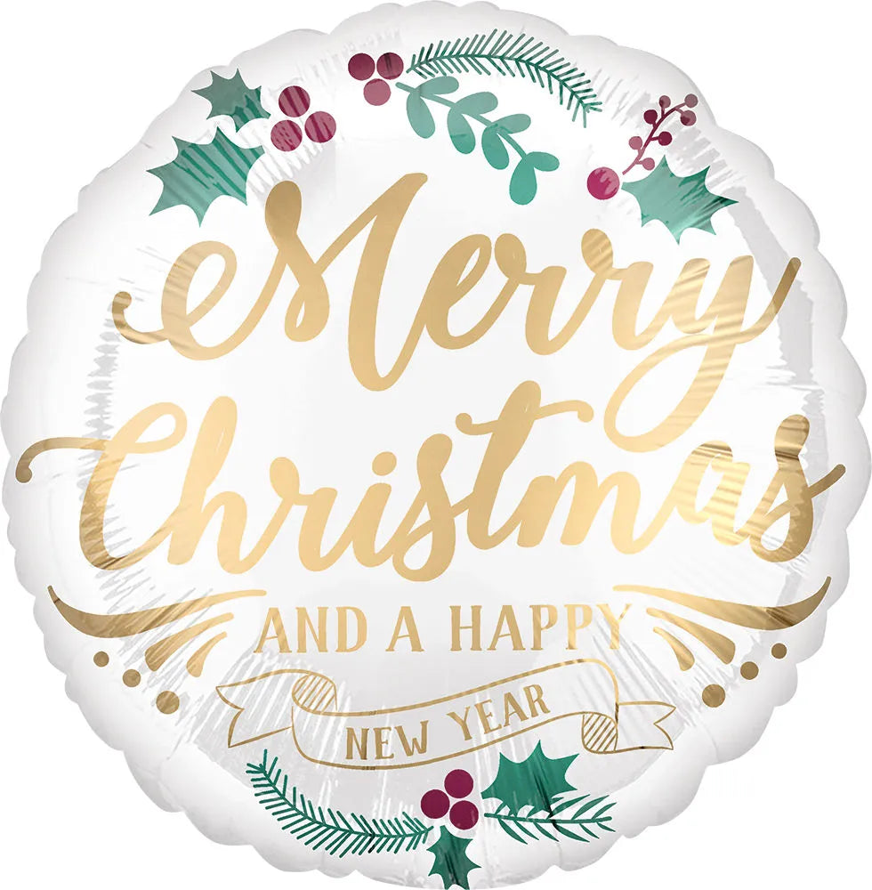 17" Merry Christmas & Happy New Year