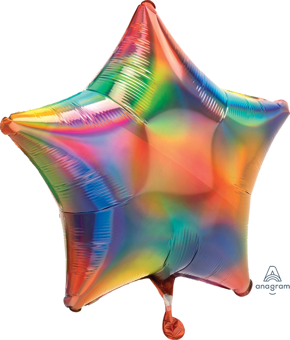Rainbow Iridescent Star